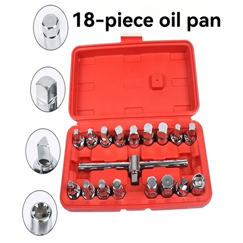 AT44-Oil Pan Drain Tool Special Tool Screw Oil Discharge Pan Drain Screw Wrench Transmission Screw Oil Drain Tool