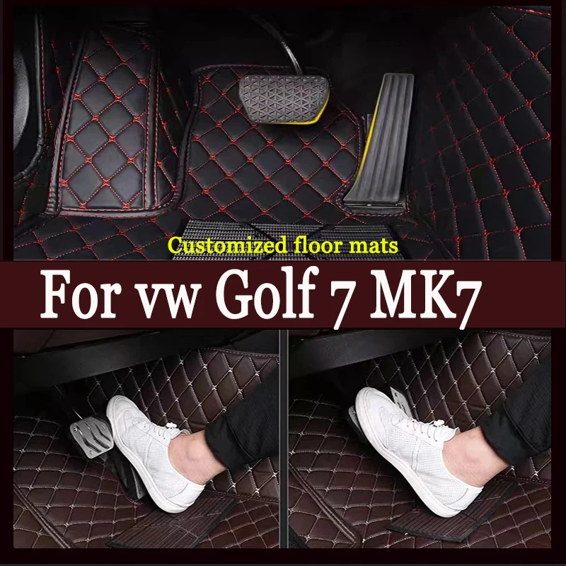 

Автомобильные коврики для VW vw Golf 7 MK7 2020 2019 2018 2017 2016 2015 2014 2013 Авто Стайлинг Защитные чехлы Ковры