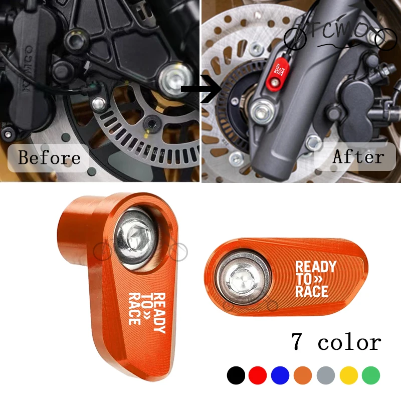 For KTM Ready to Race Motorcycle Front Rear Wheel ABS Sensor Protection Guard Cover Duke 390 790 890 Rc 1290 SUPER Adventure