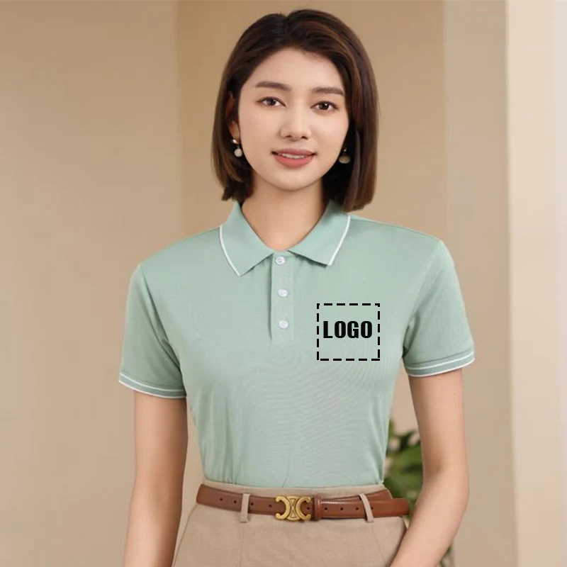 100% Polyester Ice Silk Polo | 195gsm Silky Cotton | Unisex | 1pc Minimum | Customizable Logo LS-6608