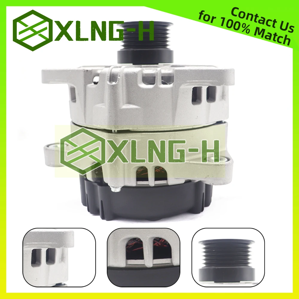 

250A 12V CW 6-Groove Alternator For Mercedes Benz S550 4.7L 2014-2017 0009061422 A0009060304 A0009061422