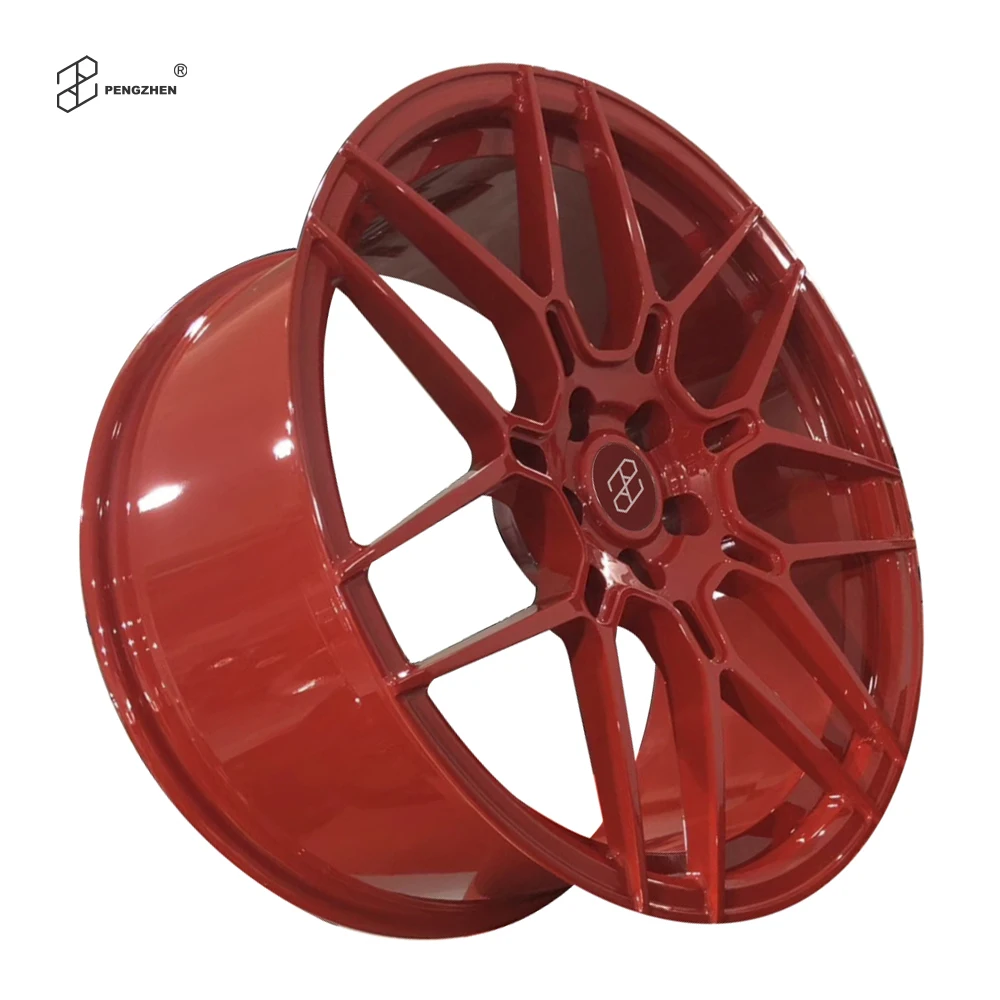 For  New Custom Candy Red Aluminium Alloy Forged Multi-Spoke Wheels 18-21 Inch 5x120 Passenger Car X5 40mm/25mm 4 Pieces