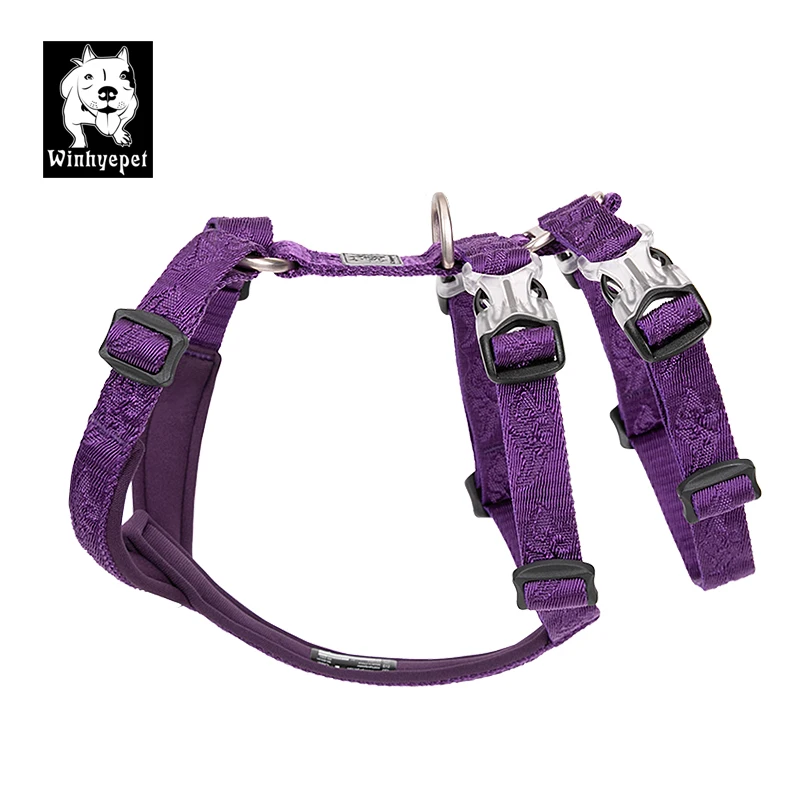 Winhyepet Dog Harness Pet Strap Adjustable Vest Triple Anti-escape Walking Traveling Pet Accessories For Small Meduim Large Dogs