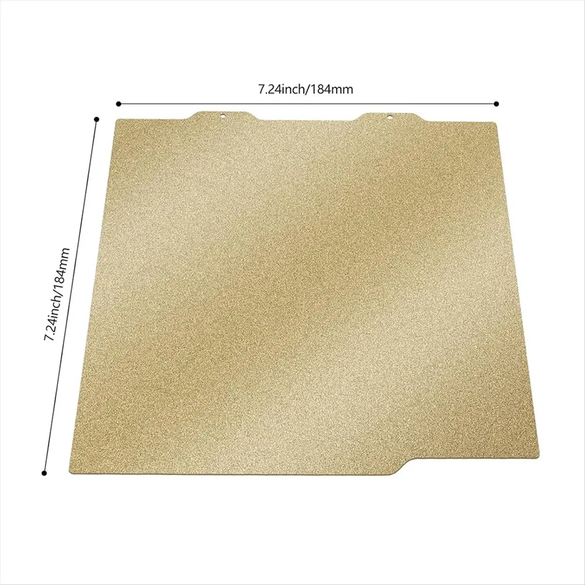 ABJY Mini PEI Powder Coating Build Plate 184 X 184 Mm/ 7.24 X 7.24inchs for Bambu-Lab A1 Textured Spring Steel Sheet