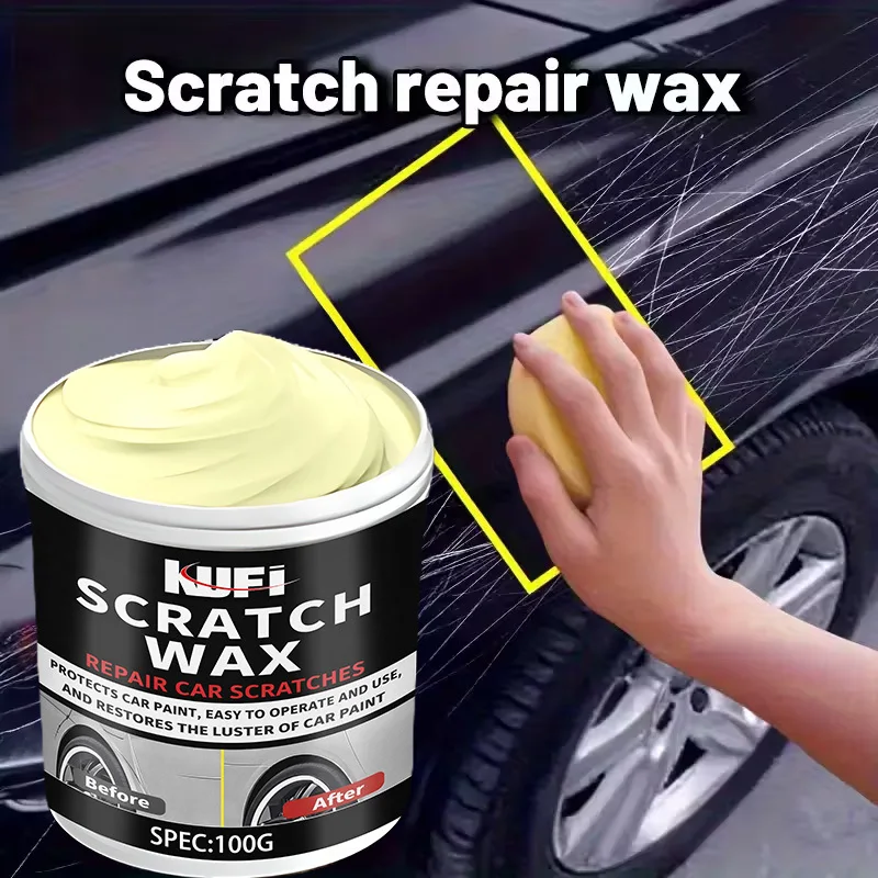 Car Scratch Polishing Wax, Deep Paint Repair Agent, Car Surface Polishing Paste, Tile Coating Technology, Restores Shine