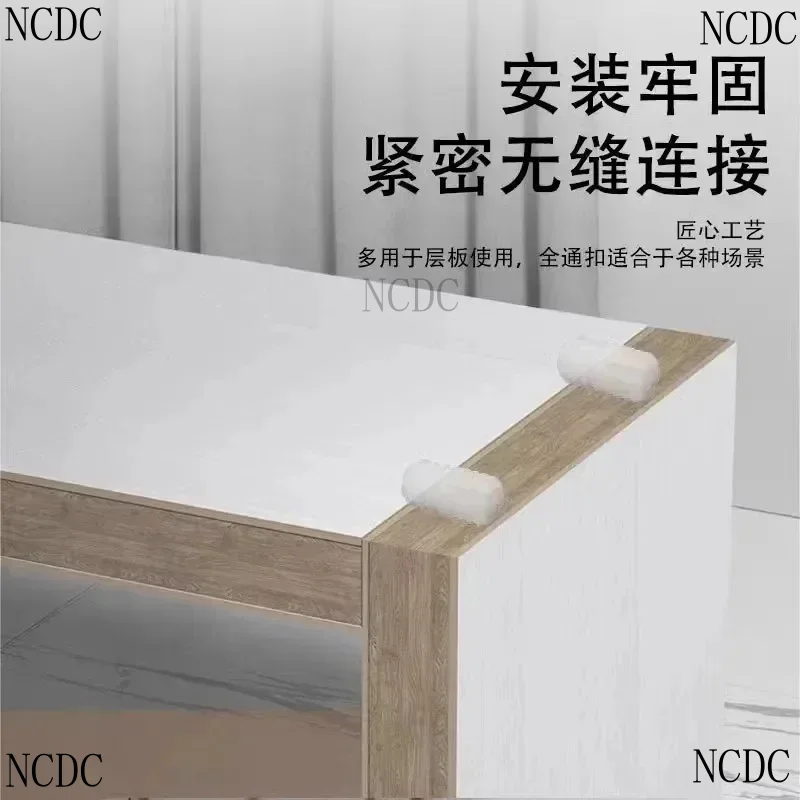 Wood Panel Furniture Connectors Embedded Type Male And Female Butt Fastening Quick Assembly Combination Two-In-One