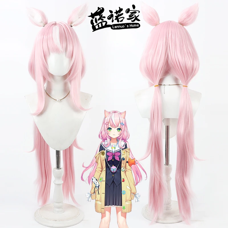 

NIJISANJI виртуальный YouTube Ян Нари косплей парик Хэллоуин реквизит синтетические волосы термостойкое волокно + шапочка для парика