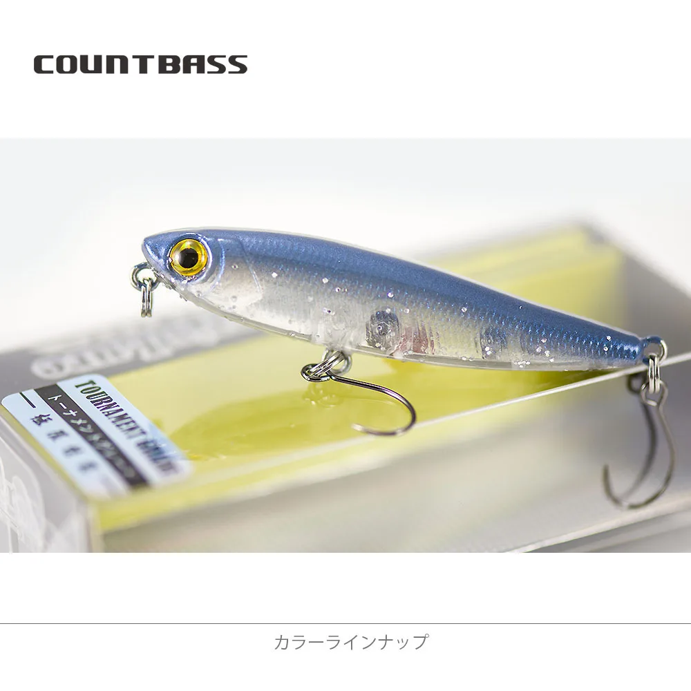 COUNTBASS Wobbler Topwater 55mm 2-3/16" 3g 1/8 oz. Schwimmender Köder, Bleistiftstopfen, Angler-Angelköder, La Peche Au Leurre Hardbaits – Detail 10