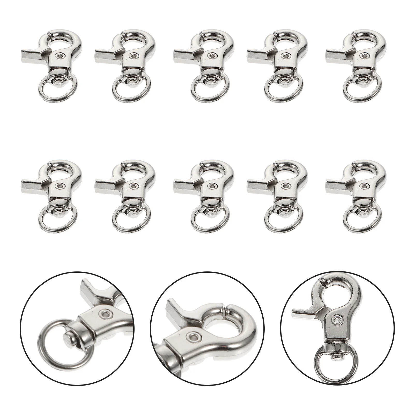 

10 Pcs Pet Latches Bird Anti- Escape Accessory Hooks Cage Lock for Carrier Fasteners Crate