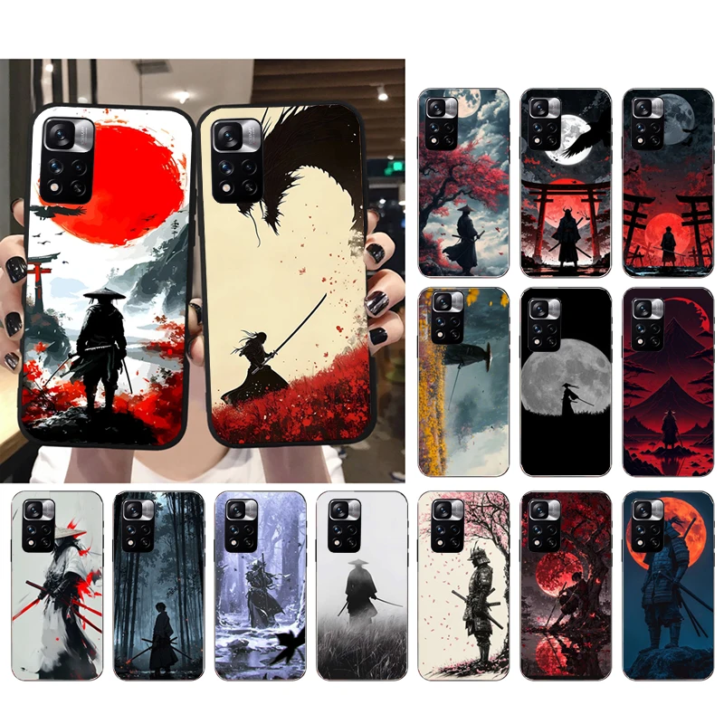 

Anime Japanese samurai sword Phone Case For Xiaomi Poco C71 15T 14T Pro Redmi note 15 14 14 13 Pro Redmi A5 15C 13C