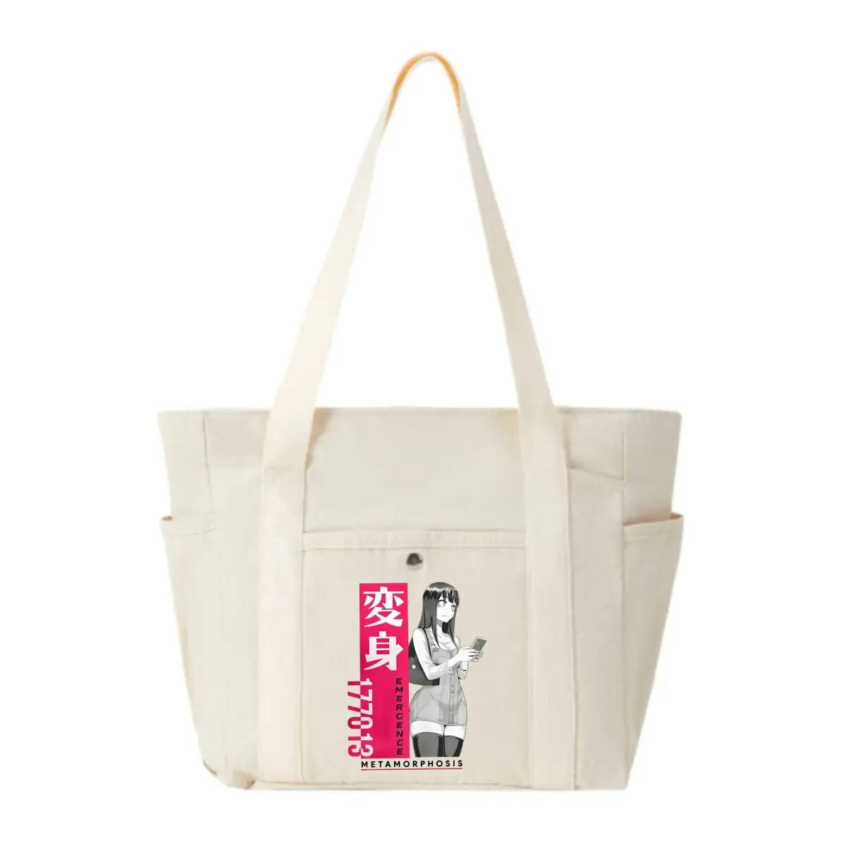 

Transform Sign Sparks Magic Story Lightweight Multi-Pocket Canvas Shoulder Bag Shopping Date Practical Bag