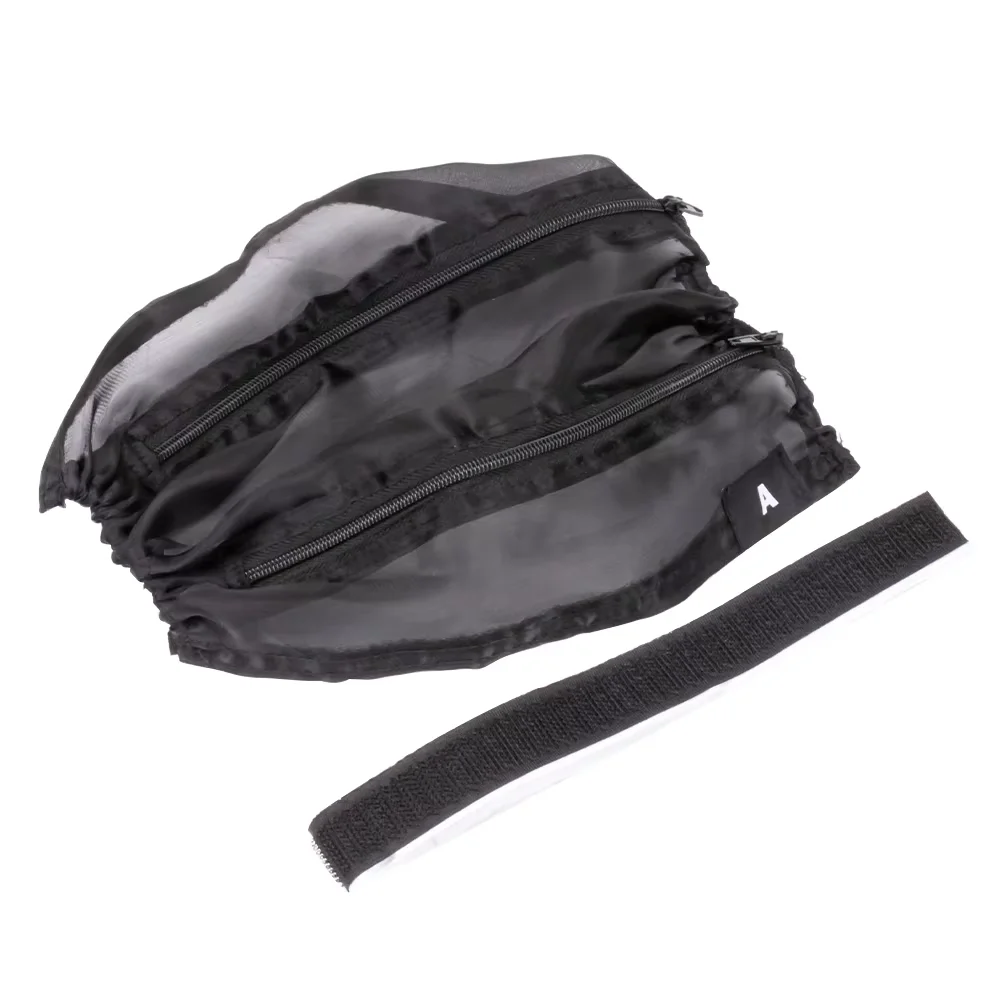 Dust Mud Proof Nylon Mesh RC Chassis Protector with Zipper Maintenance Cover Compatible with Tamiya 1/10 TT-01 TT-02 On Road Car - view 5