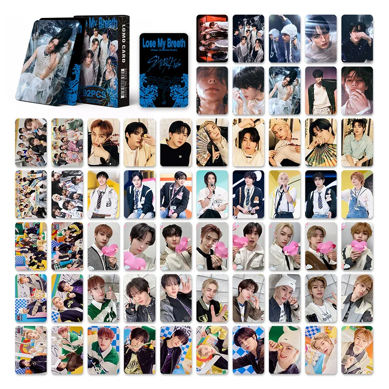 

9 карточек LOMO, фотографии знаменитостей, STRAYKIDS, новая песня, «Lose My Breath», поддержка идола, коллекция карточек, праздничные подарки