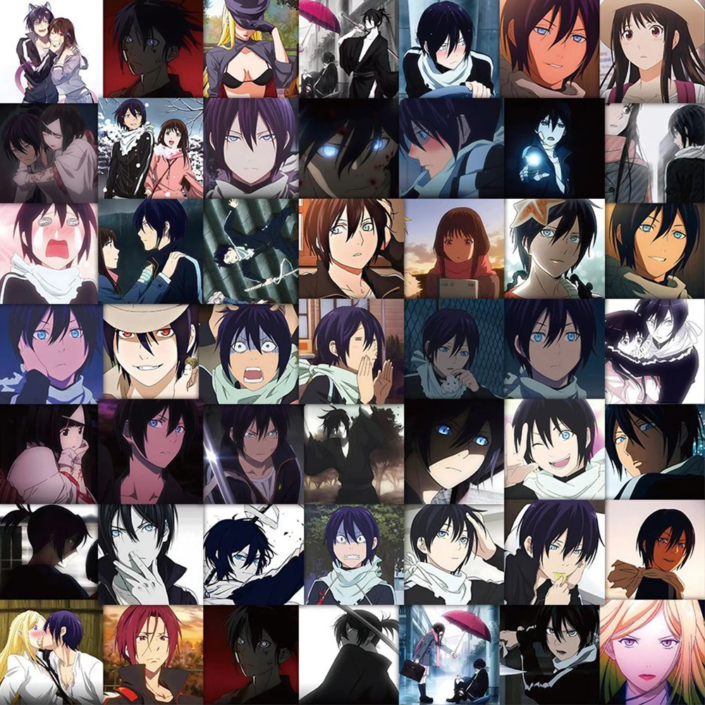 

10/30/59pcs Cool Noragami Anime Stickers Yato Hiyori Cartoon Sticker Laptop Skateboard Motorcycle Luggage Bishamon Yukine Decal