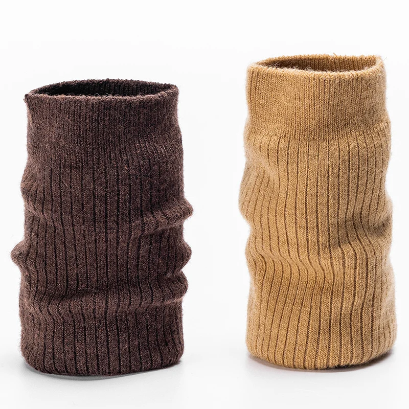4 Pairs 68 Count Fine Spun 100% Wool Socks Unisex Delicate Warm Seamless Women's Socks Autumn Winter Double Layer Men's Socks