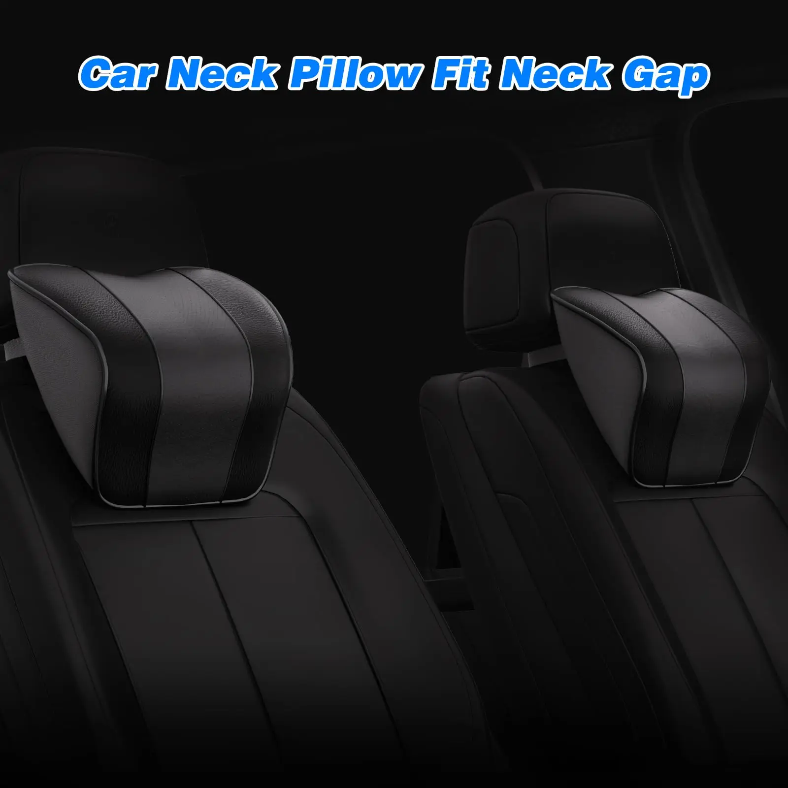 Car Headrest Car Pillow Seat Pillow Car Neck Pillow Memory Cotton Neck Pillow Car Pillow Waist Back Cushion Support Supplies