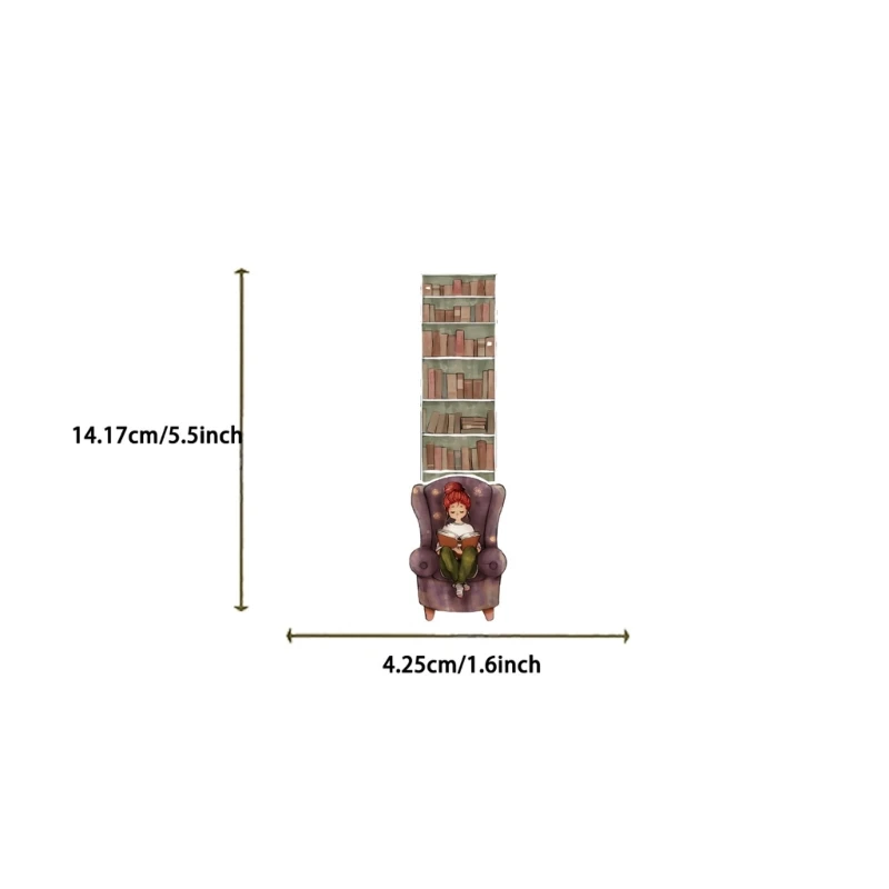 30 Sheets Rak Buku Bookmarks Halaman Penanda Membaca Bookmarks Membaca Persediaan