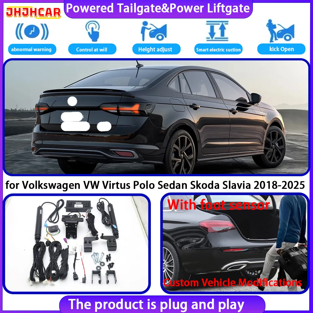 for Volkswagen VW Virtus Polo Sedan Skoda Slavia 2018-2025 OEM Smart Electric Powered Tailgate Power Liftgate Tailgate System