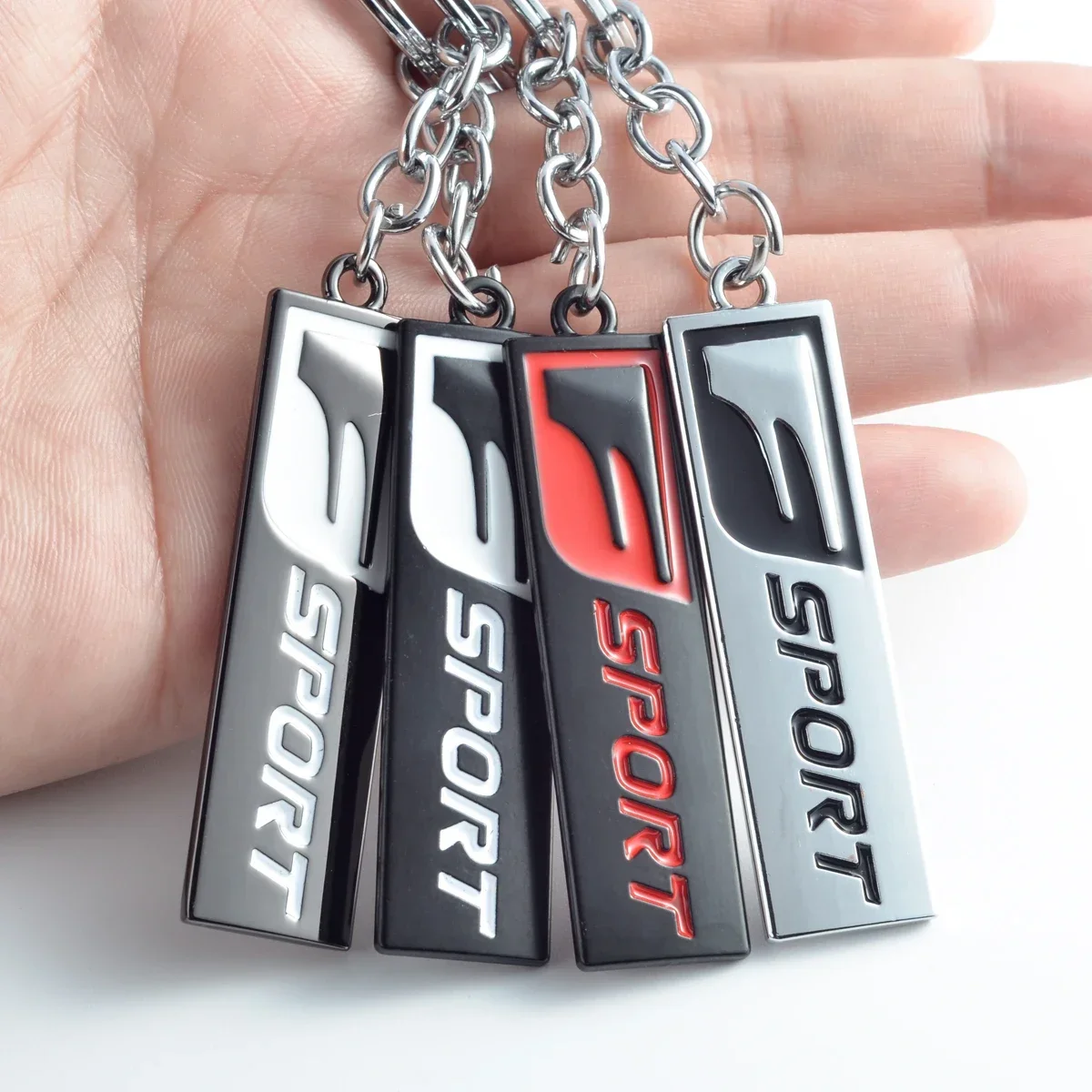 Car Keychain Key Chain Auto Keyring Key Holder FSPORT Logo for Lexus RX350 IS300 ES250 ES330 ES350 IS250 CT200H