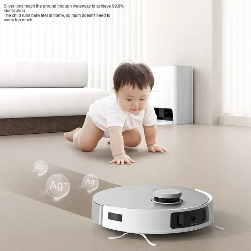 Original 8200Pa Ecovacs DEEBOT T20 PRO PLUS Vacuum Cleaner Sweeping Robot 60 โ Hot Water Washing Mop 5200mAh Upgrade X1 OMNI