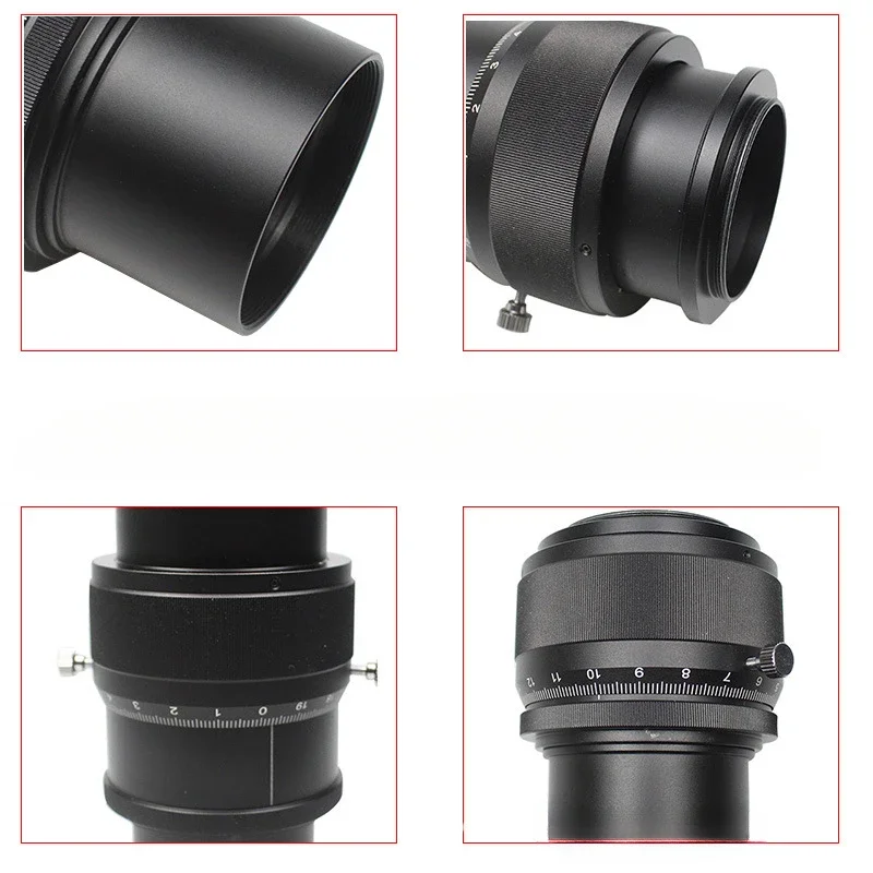 2inch M48 double spiral high accuracy suitable for refraction/bear reverse/scharta telescope