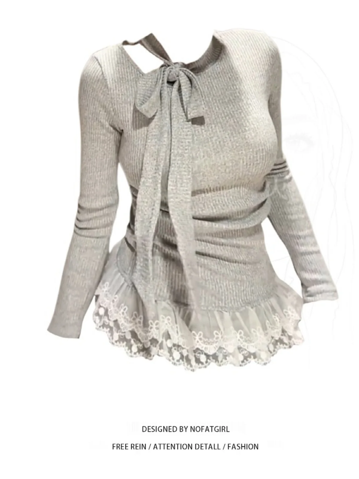 

Женская футболка больших размеров с узлом и поясом, утягивающий балетный топ на осень-зиму, прямоугольная груша...