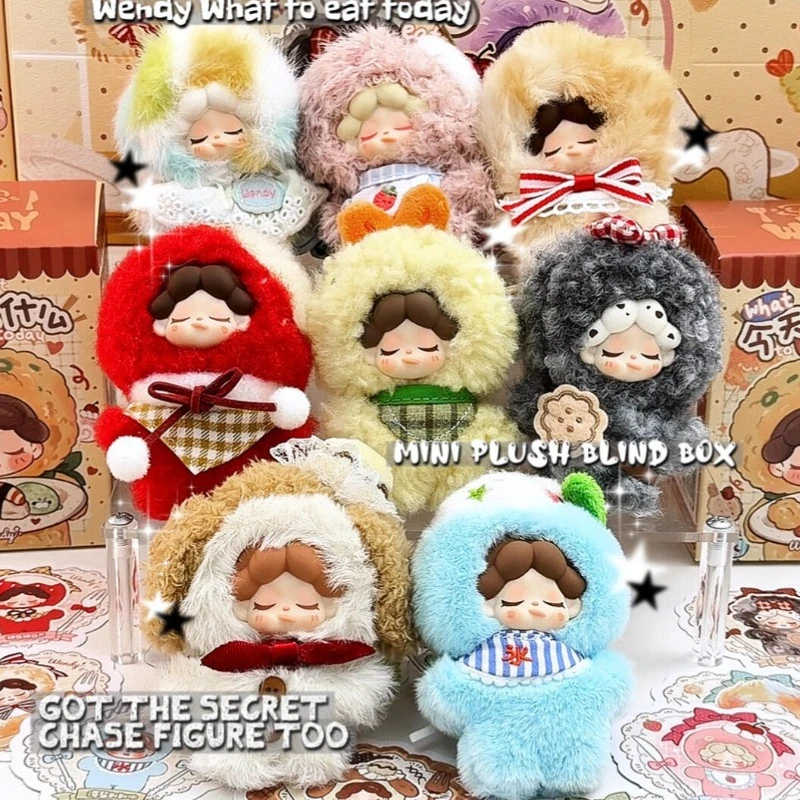 

Wendy What To Eat Today Series Blind Box Toys Kawaii Anime Wendy Action Figure Surprise Mystery Box Dolls Desktop Decor Gift