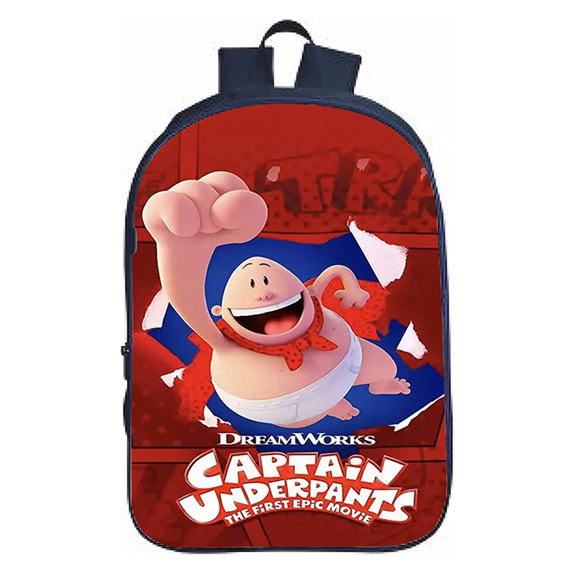 

HOT Kid Captain Underpants Cartoon School Bag-Multifunction Lightweight Backpack-Large Capacity Daypack for Student