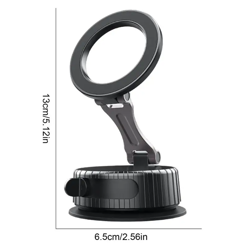Magnetic Vacuum Phone Holder 360 Degree Rotation Foldable Phone Stand Car Mount Automobile Cradles Vehicle Accessories For Most