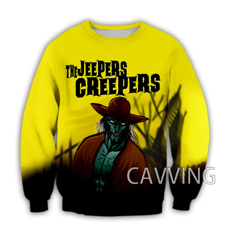 New Fashion Women/Men's 3D Print   Jeepers Creepers  Crewneck Sweatshirts Harajuku Styles Tops Long Sleeve Sweatshirts