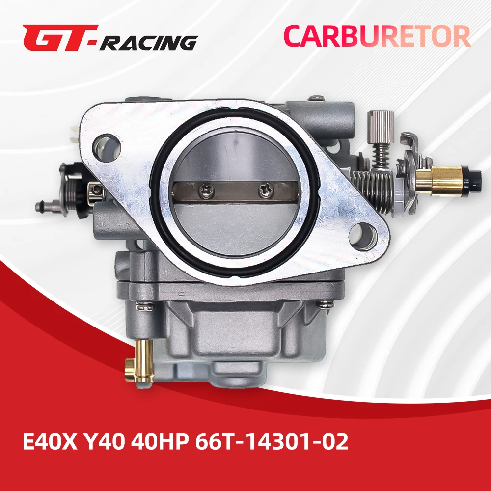 

For Yamaha Outboard 40HP 2 Stroke E40X E40XMH 30HP T30 T40 Carburetor Assembly Replaces 66T-14301-02 66T-14301-00 Boat Motor