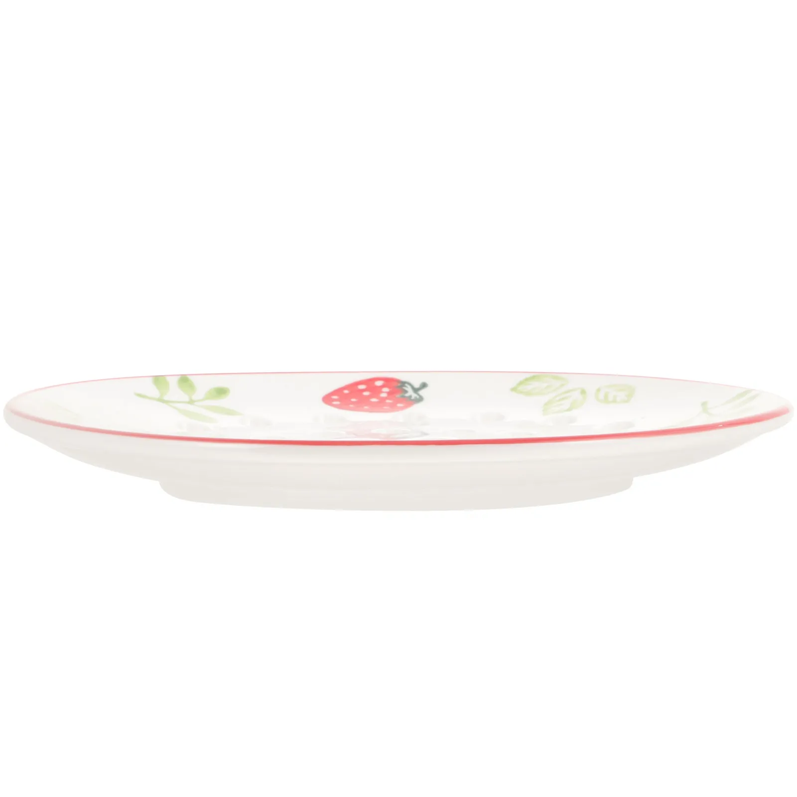 Ceramic Steamer Plate with Holes for Dumplings, Buns, Fish – Fast Heat Conduction, Decorative Design