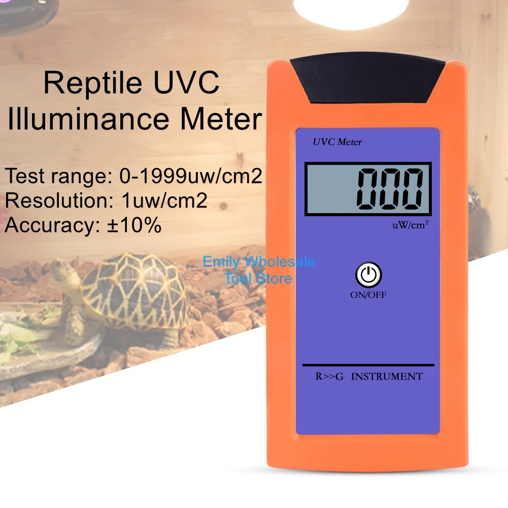 

RGM-UVC UV irradiation meter for reptiles UV illuminance meter UVC illuminance meter