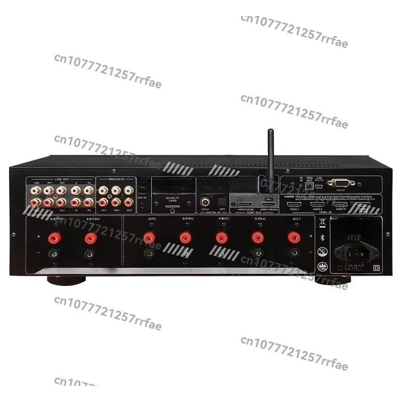 Advanced home theater receiver with Vision and HDR 10 that supports high-power home theater amplifiers