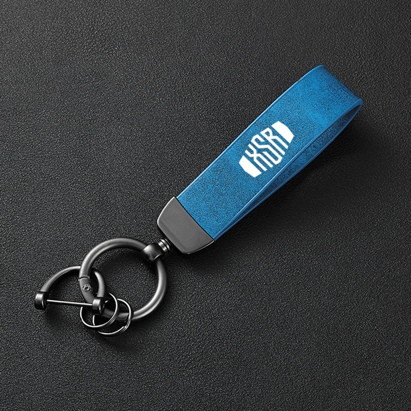 عالية الجودة الجلود دراجة نارية حامل سلسلة المفاتيح كيرينغ لياماها XSR700 XSR 700 XSR900 XSR 900 XSR125 155 اكسسوارات