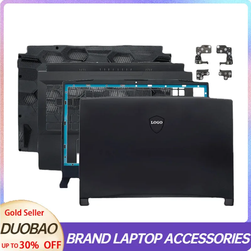 

NEW Laptop Frame LCD Back Cover/Front Frame/Hinges/Palmrest/Bottom Case HDD Bracket For MSI Katana GF66 MS-1581 MS-1582 Series