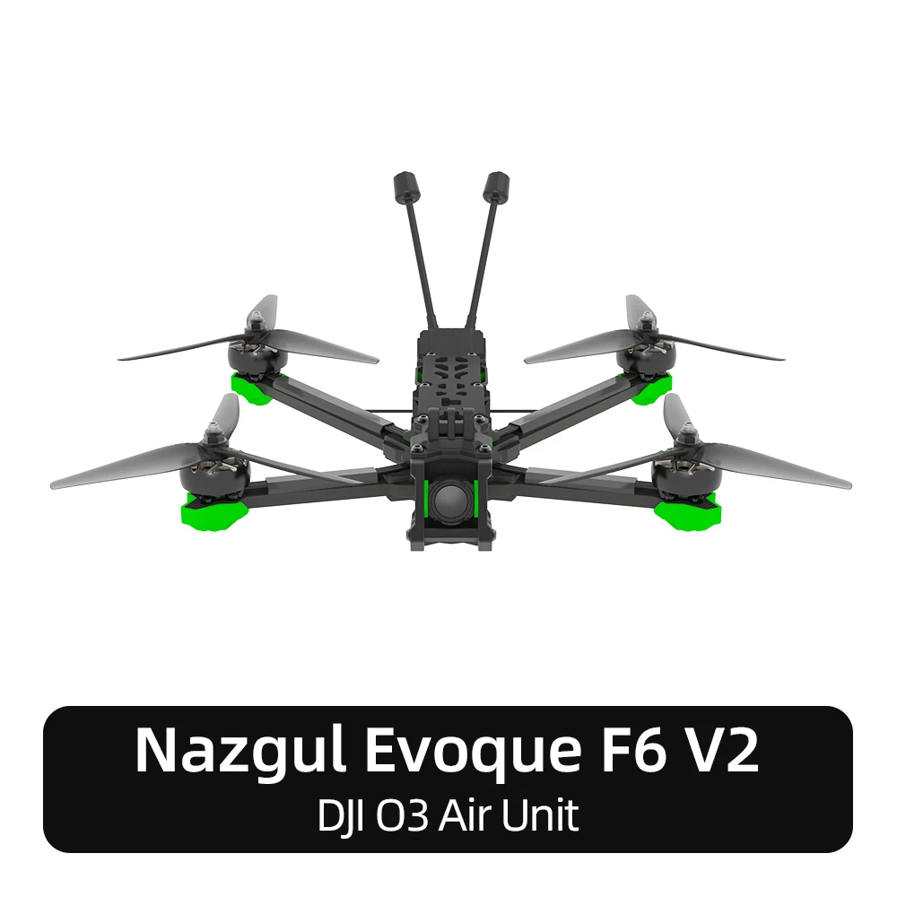 iFlight Nazgul Evoque F6 V2 HD 6inch 6S FPV Drone BNF F6X F6D(Squashed-X or DC Geometry)with O3 Air Unit / GPS module for FPV