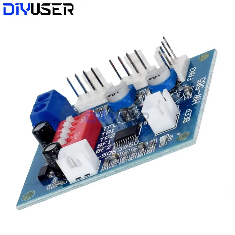 DIYUSER DC 12В 5A PWM PC Вентилятор процессора, контроль температуры, скорости, контроллер скорости, датчик температуры