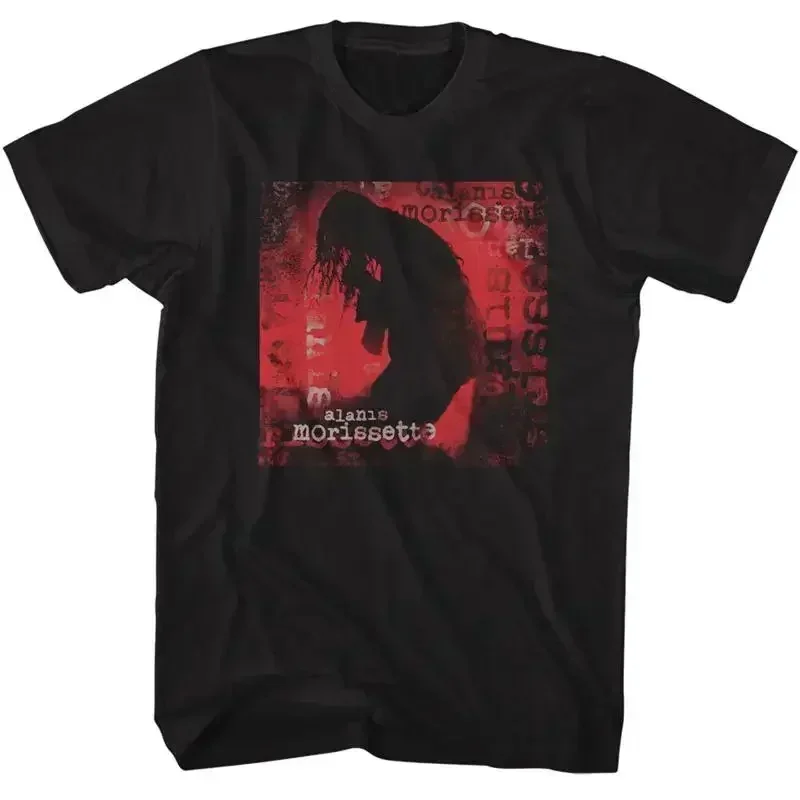 Alanis Morissette Performing Silhouette Black Tall T Shirt