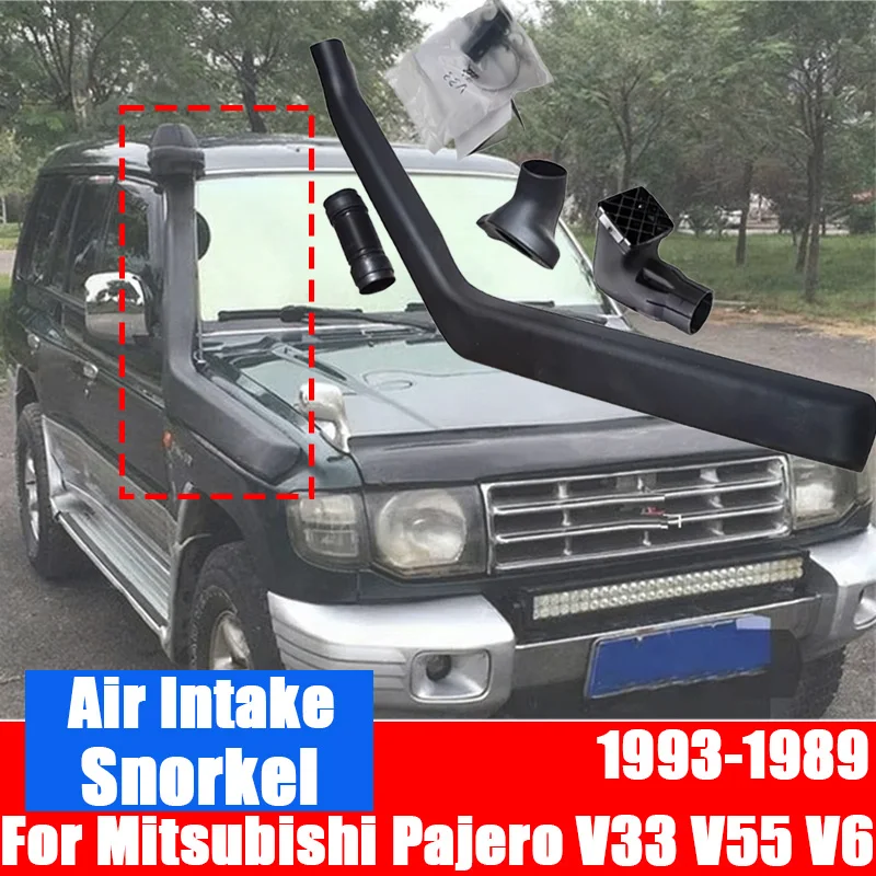 

Auto Exterior Bodykits Airfolw Snorke Pipe For Mitsubishi Pajero V33 V55 V6 Air Intake LLDPE Manifold Snorkel Air Intakes SMV33