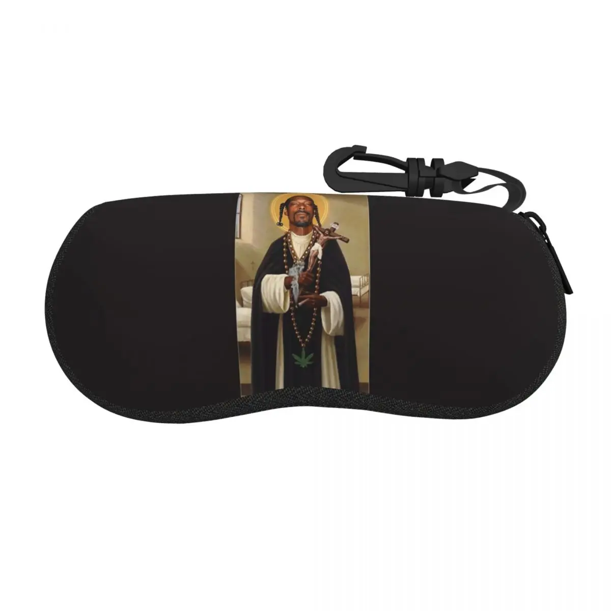 

Snoop Dogg Goes Jesus Shell Glasses Case Protector Sunglasses Box Women Men Soft Eyeglass Bag Pouch