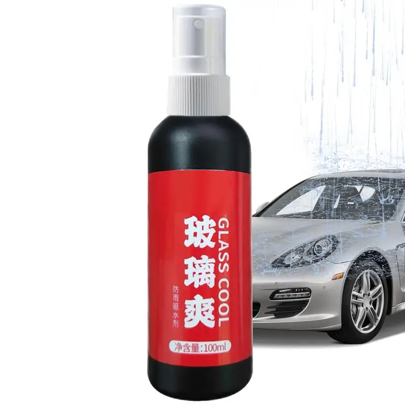 Auto Glass Cleaner 100ml Car Window Cleaner Windshield Cleaner Spray Automotive Glass Cleaner Windshield Rain Repeller For Rear