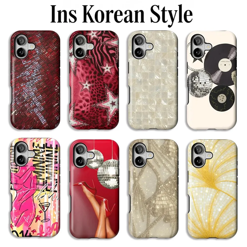 Flirty Crystal Phone Case for Samsung Galaxy S20 S23 S24 S25 S26 FE Plus Ultra Edge 4G 5G Luxury Double-layer Back Cover