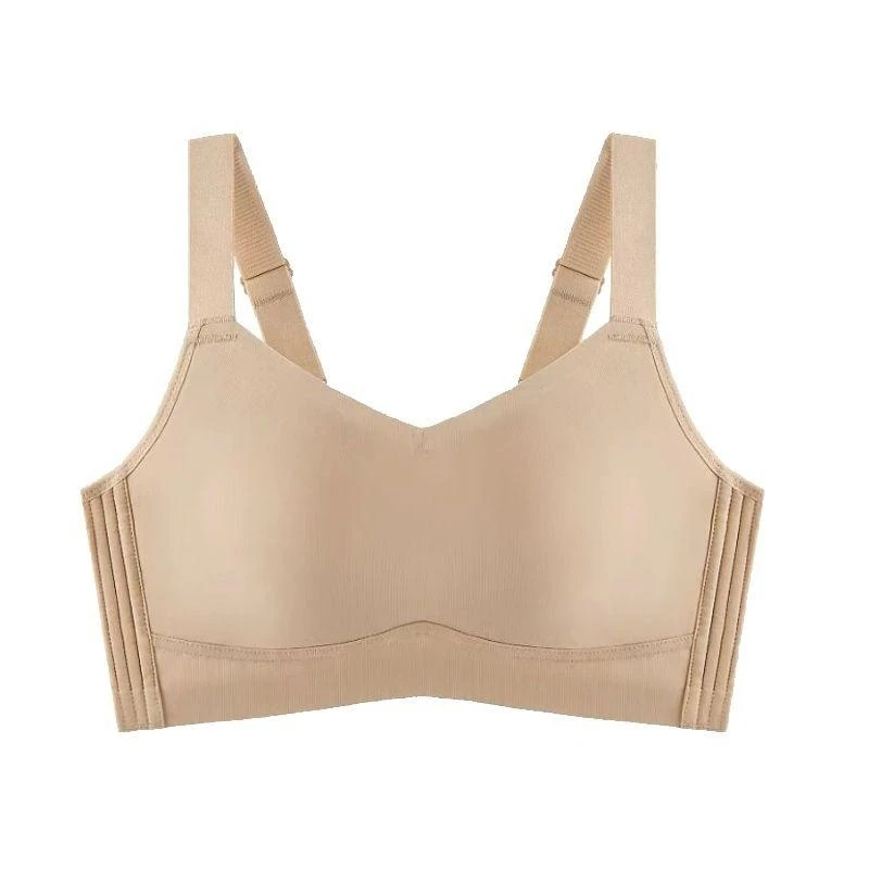 Full Coverage Bra for Women Small Bust Enhancing Thin Cup Seamless Sporty Back Design Lift and Anti-Sagging Summer with Side