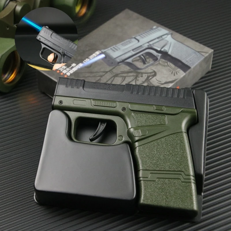 

Personalized Multi-function Dual-purpose Lighter Cigarette Case Inflatable Windproof Blue Flame Cigarette Case Cigarette Lighter