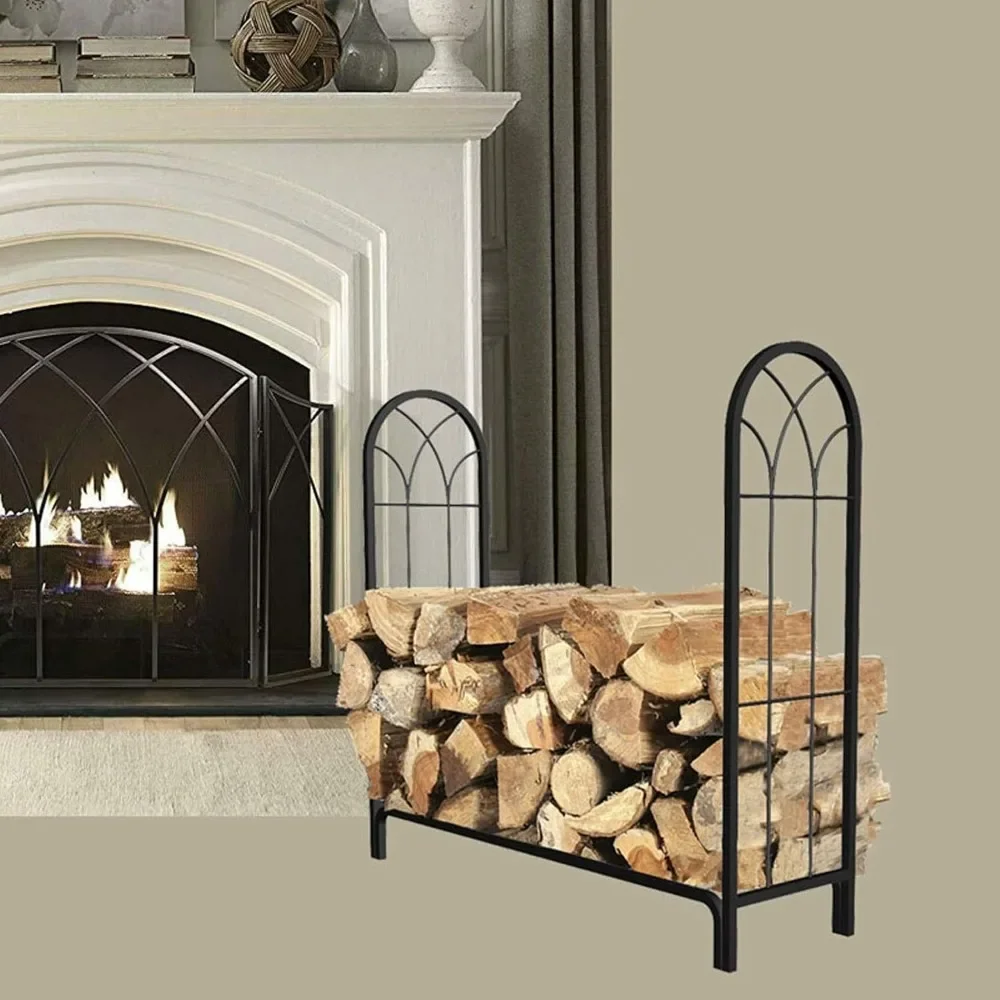 Firewood Indoor Rack Large Fireplace Tool Indoor Outdoor Firewood Rack Storage Rack