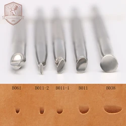 Leather Work Stamping Tool Backgrounders Lifters B011 B038 B061 Carving Leather Craft Zhongjiang 304 Stainless streel Stamps