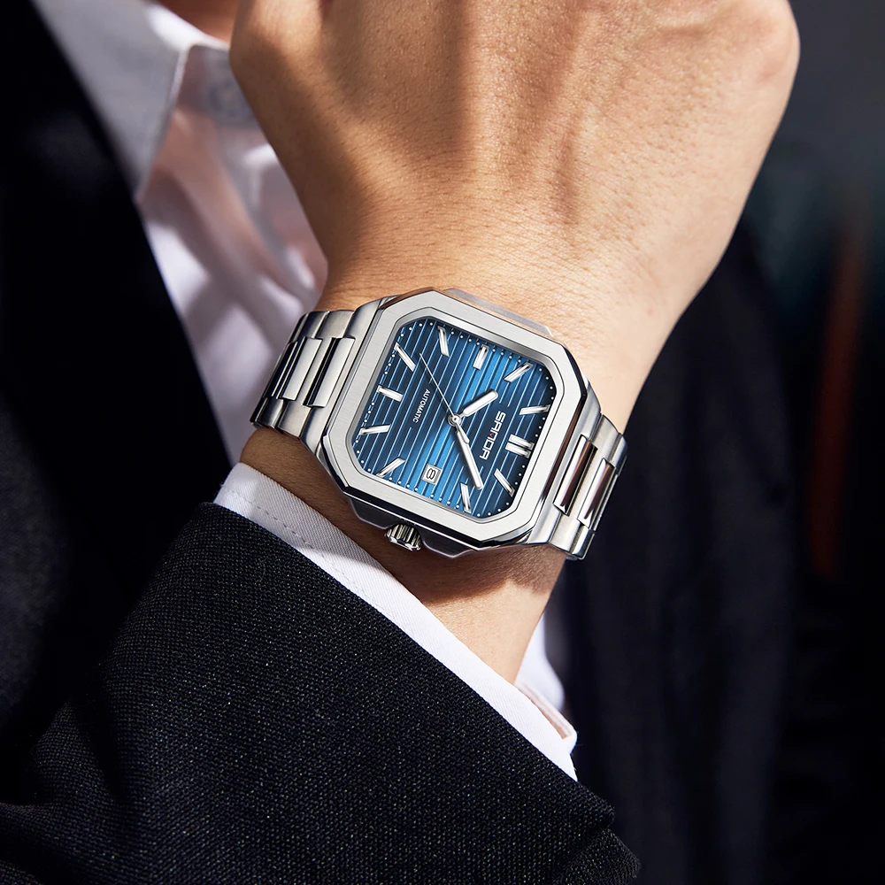 Роскошные мужские автоматические часы Tonneau 2021, квадратные механические часы Pagani Designs, водонепроницаемые часы для мужчин, спортивные стильные Relogio Mujer