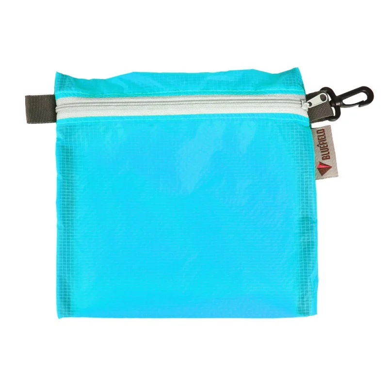 Wasserdichte Tasche mit Reißverschluss, Nylonbeschichtet, Silikon-Hakentasche, tragbarer Organizer, wiederverwendbar, für Outdoor, Camping, Wandern, Aufbewahrungstasche, Reisen