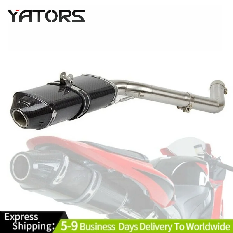 

Motorcycle Full System Exhaust Mid Front Link Pipe For Honda CBR600RR 2005-2019 Exhausts Pipes